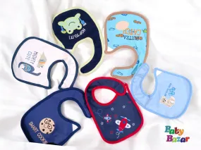 1 Pc Baby Bibs In Multi Color With Different Designs