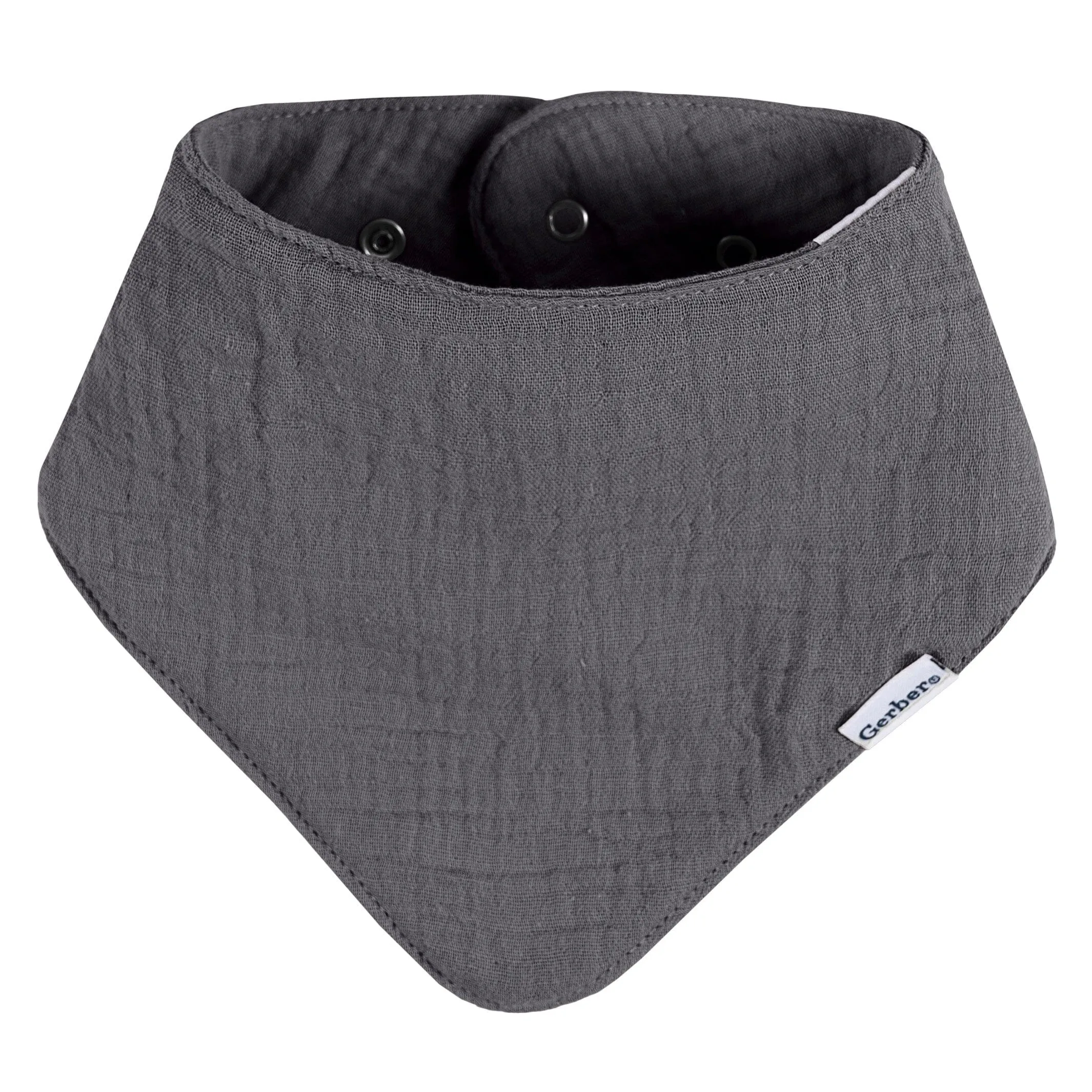 10-Pack Baby Neutral Black & White Muslin Bandana Bibs