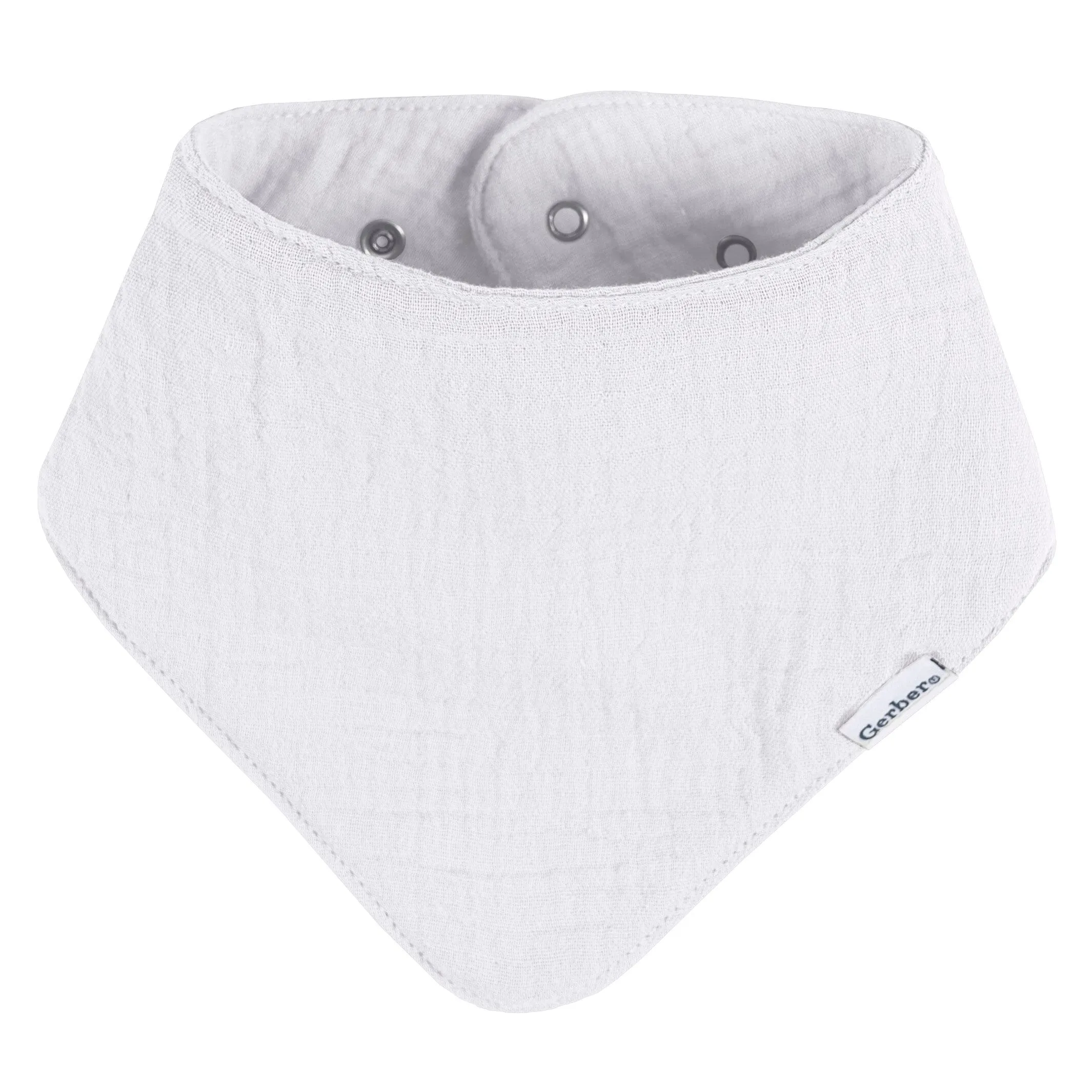 10-Pack Baby Neutral Black & White Muslin Bandana Bibs