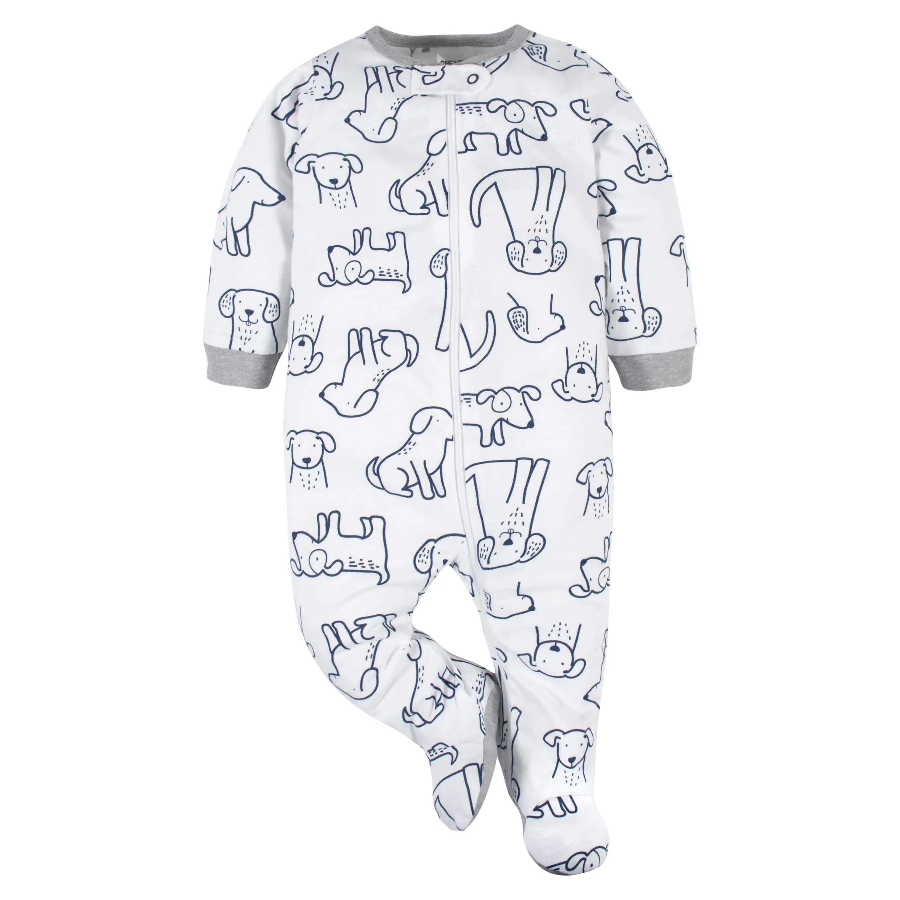 6-Piece Baby Boys Dog Onesies® Brand Bodysuits & Sleep 'n Plays Set
