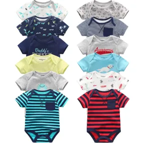 6pcs Baby Bodysuit 0-12M