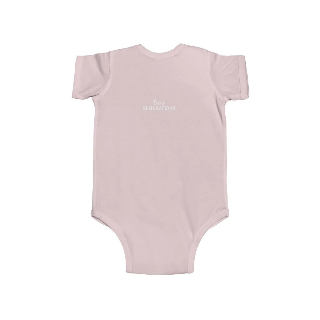 9th Generation Texan Infant Bodysuit (Putty on various colors)
