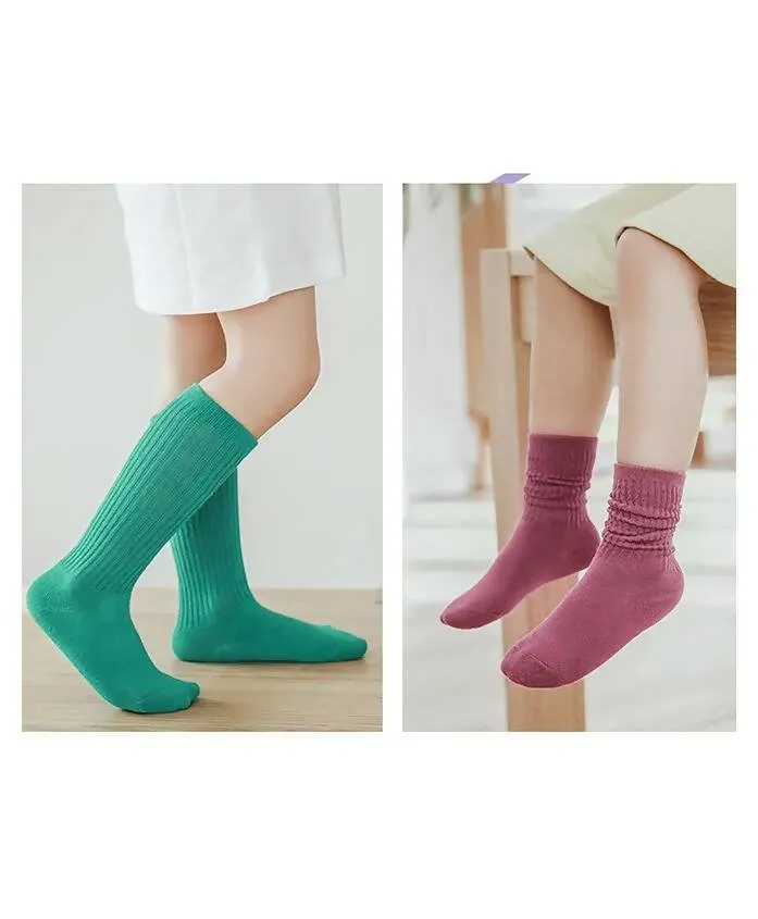 AHC Baby Boy Baby Girl Socks Full Length Plain Colors