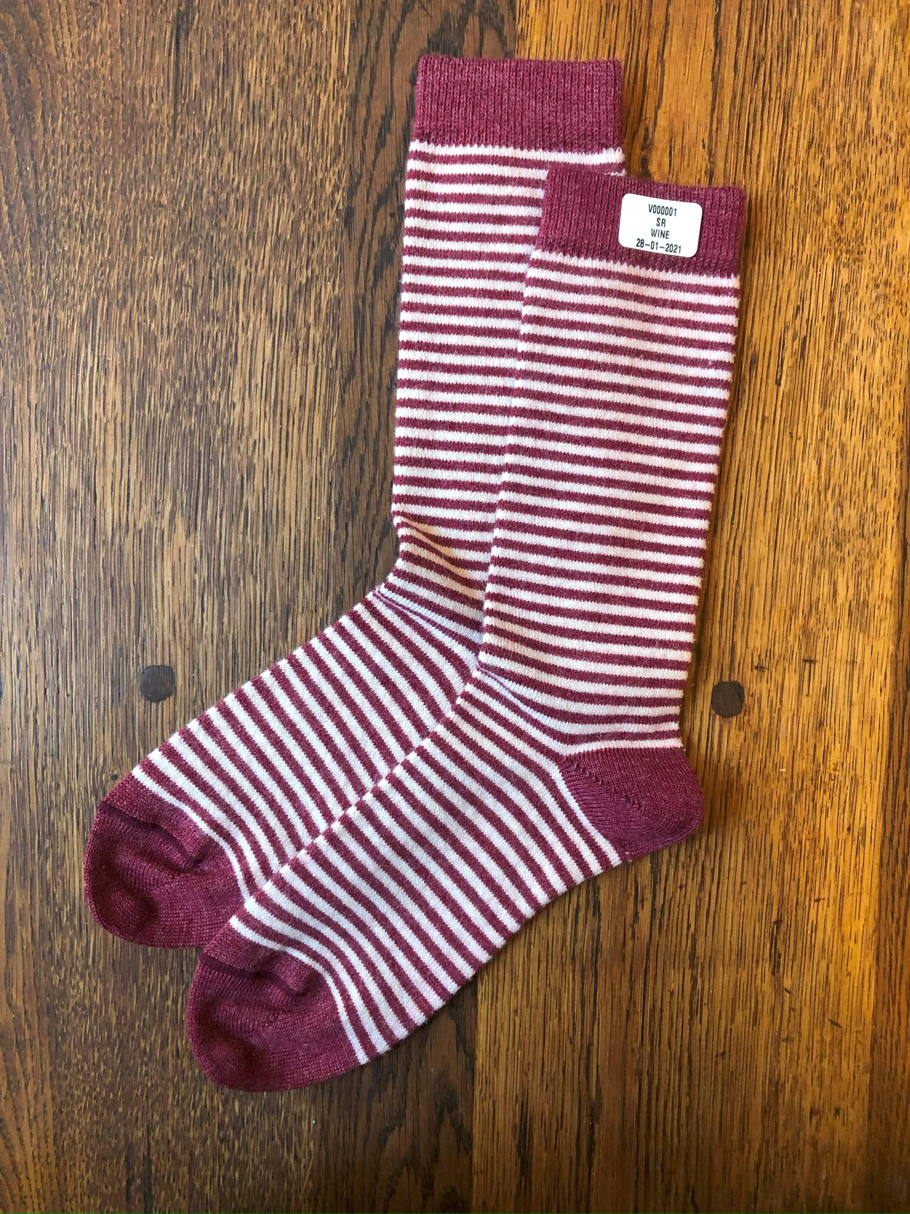 Alpaca Striped Socks