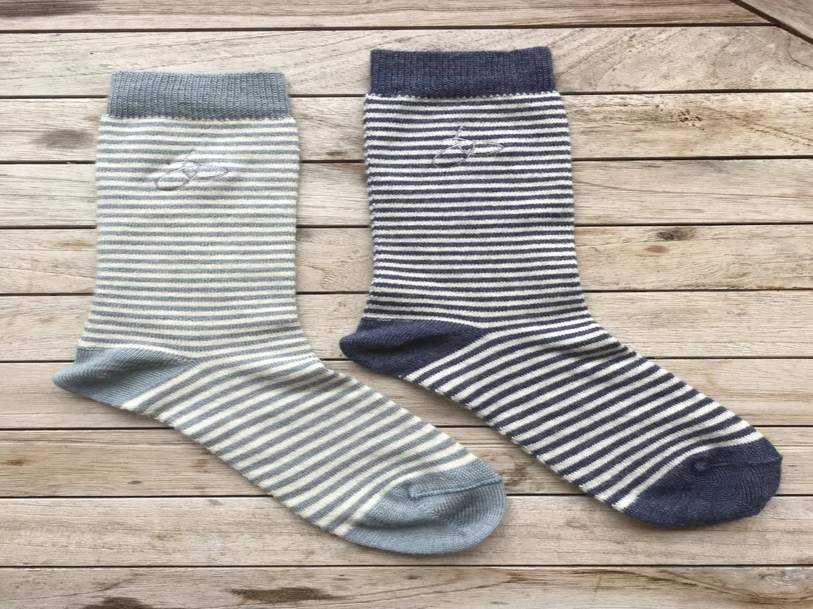 Alpaca Striped Socks