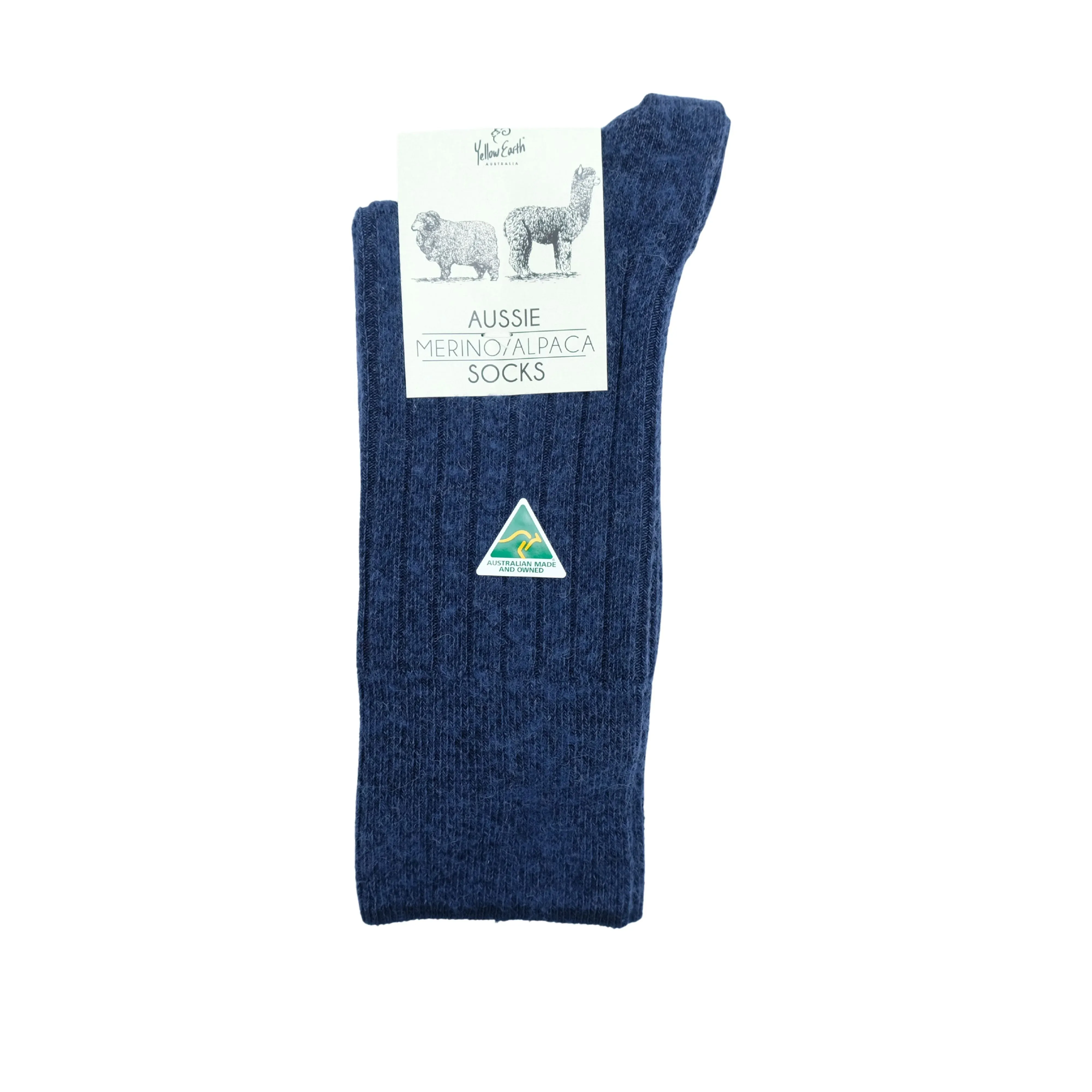 AUSTRALIAN MERINO & ALPACA WOOL BLEND SOCKS (MEDIUM) - MEN'S, WOMEN'S SUPER WARM SOCKS