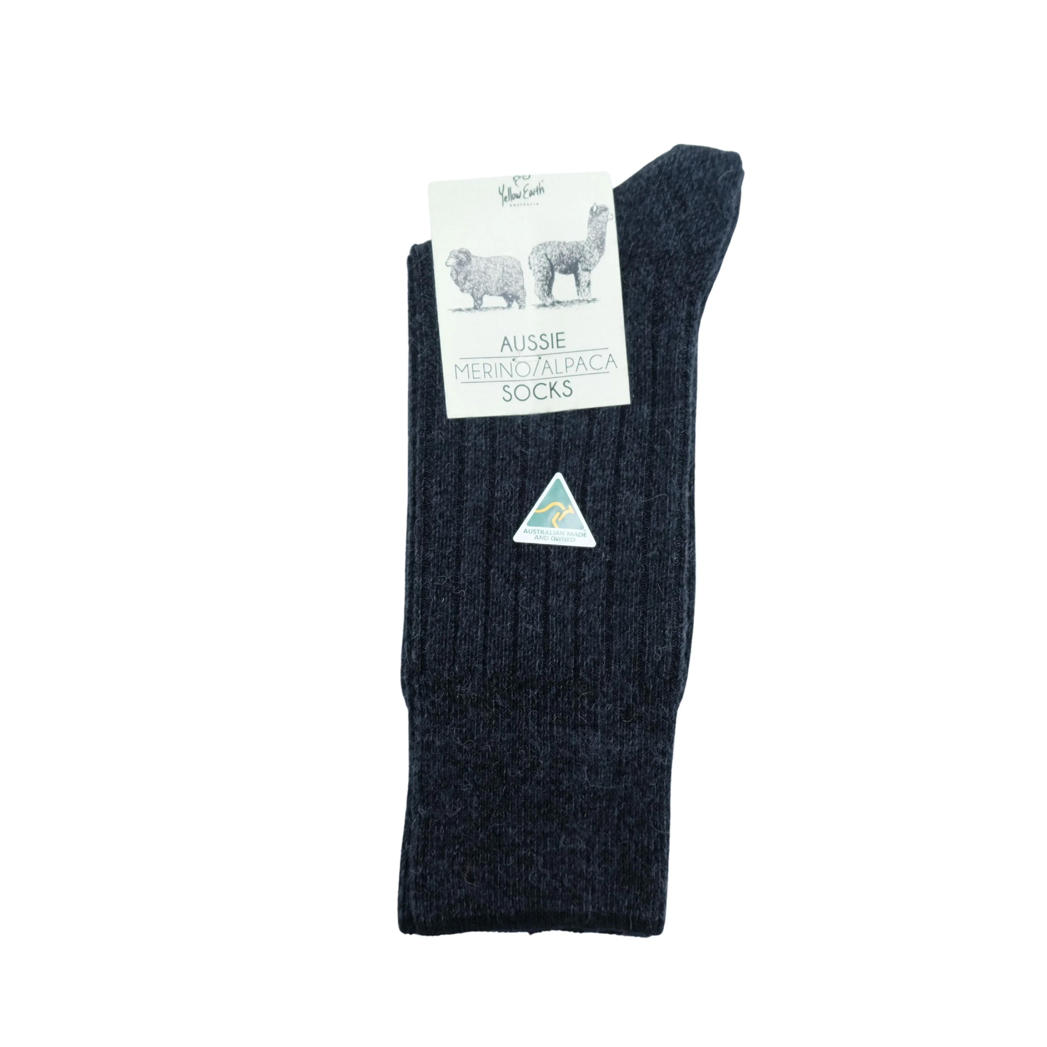 AUSTRALIAN MERINO & ALPACA WOOL BLEND SOCKS (MEDIUM) - MEN'S, WOMEN'S SUPER WARM SOCKS