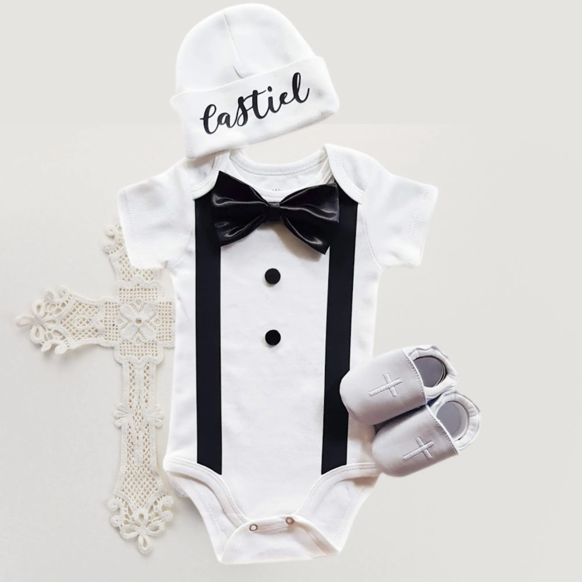 Baby Boy Christening Baptism Dedication Set