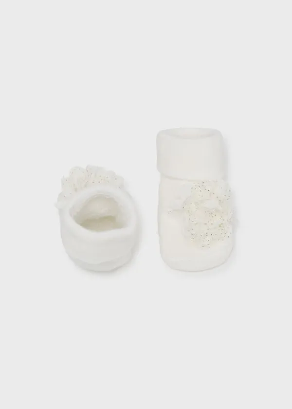 baby chiffon headband   sock set