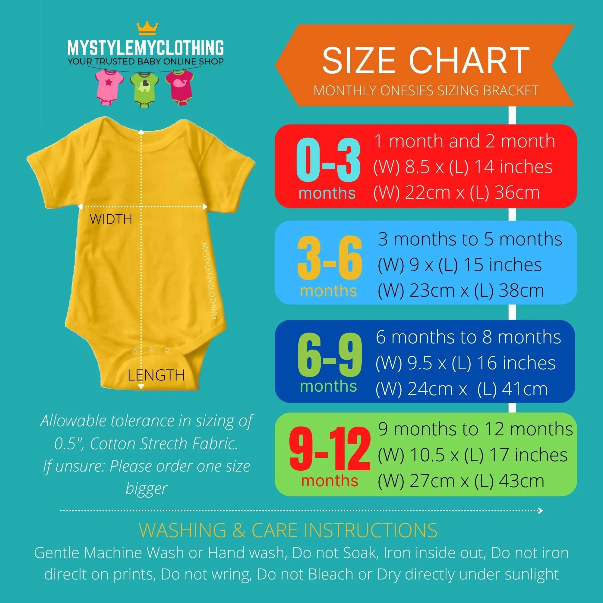 Baby Custom Monthly Onesies - Sea life Animals