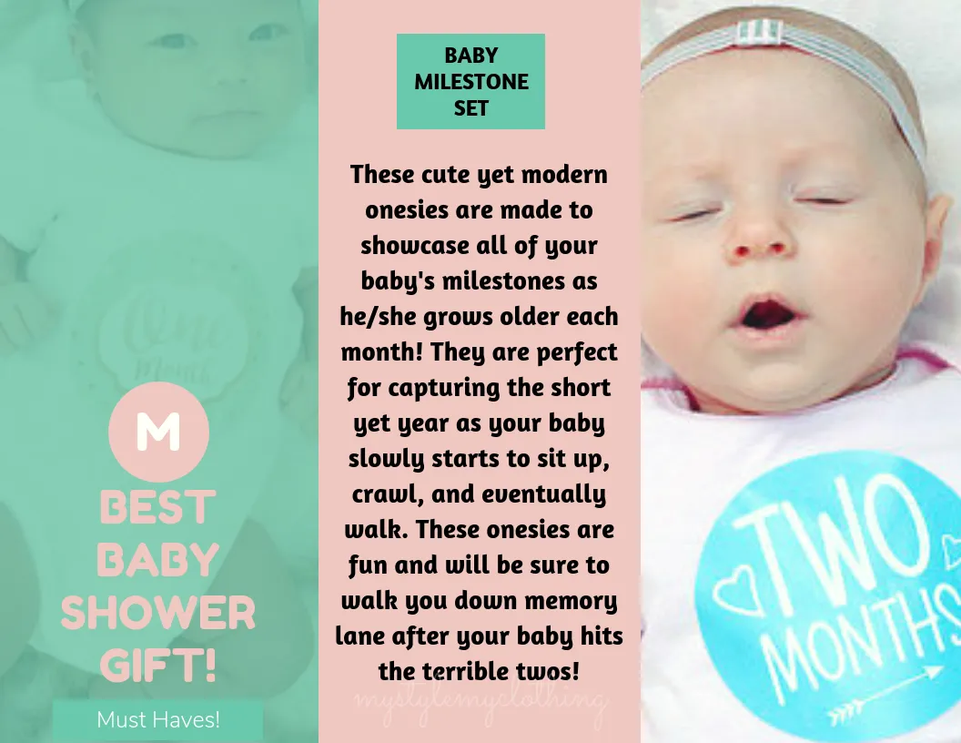 Baby Custom Monthly Onesies - Sea life Animals