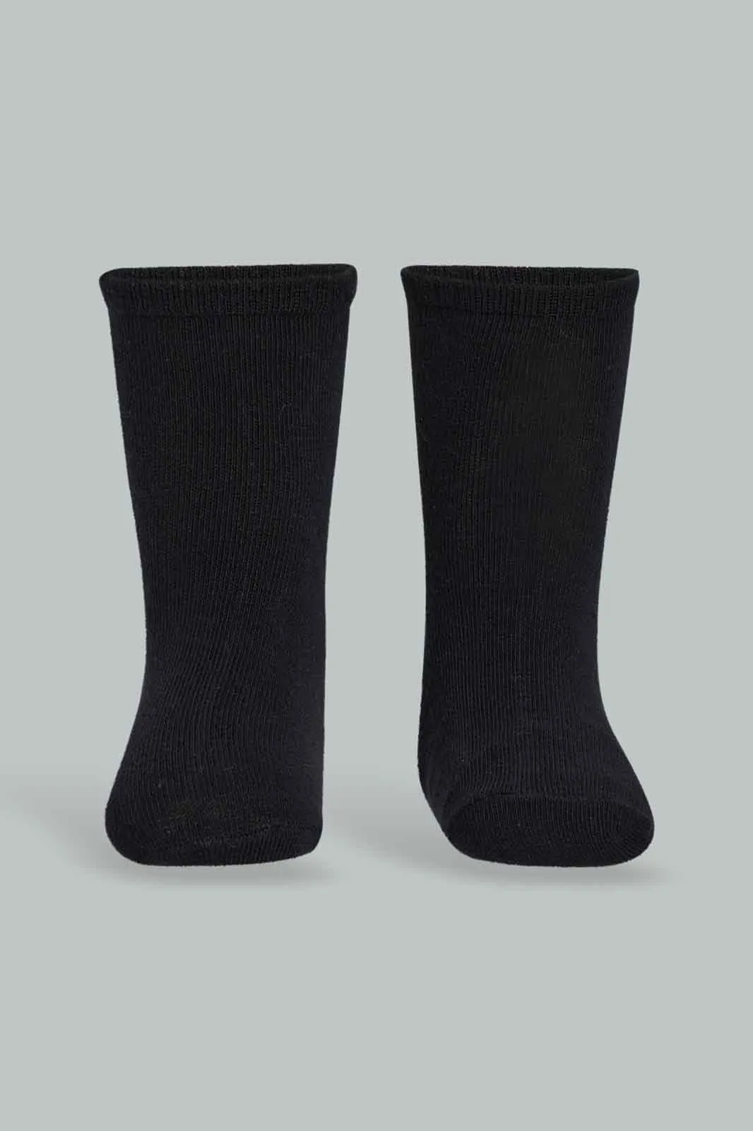 Baby Girls Black Socks Set (Pack of 4)