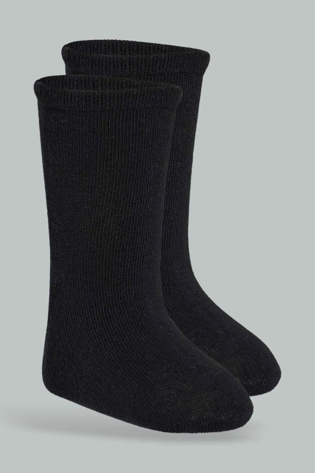 Baby Girls Black Socks Set (Pack of 4)