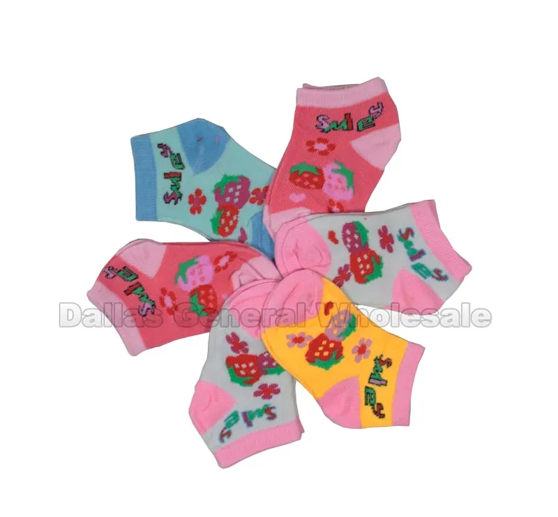Baby Girls Strawberry Ankle Socks Wholesale