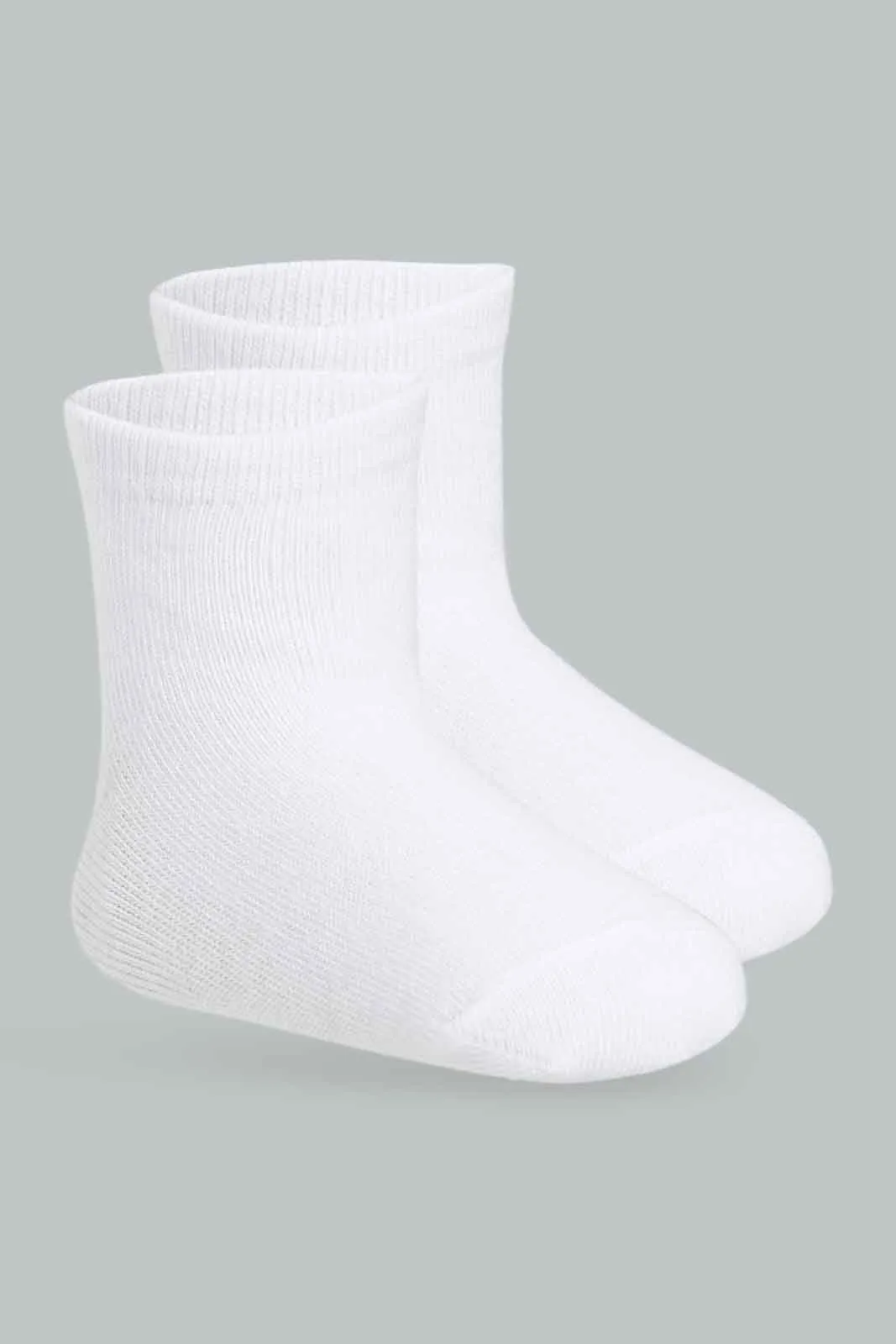 Baby Girls White And Pink Socks Set (Pack of 4)