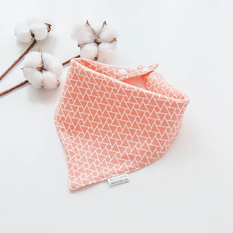Baby Soft Cotton Cartoon Feeding Burp Saliva Towel  Bibs Cloths
