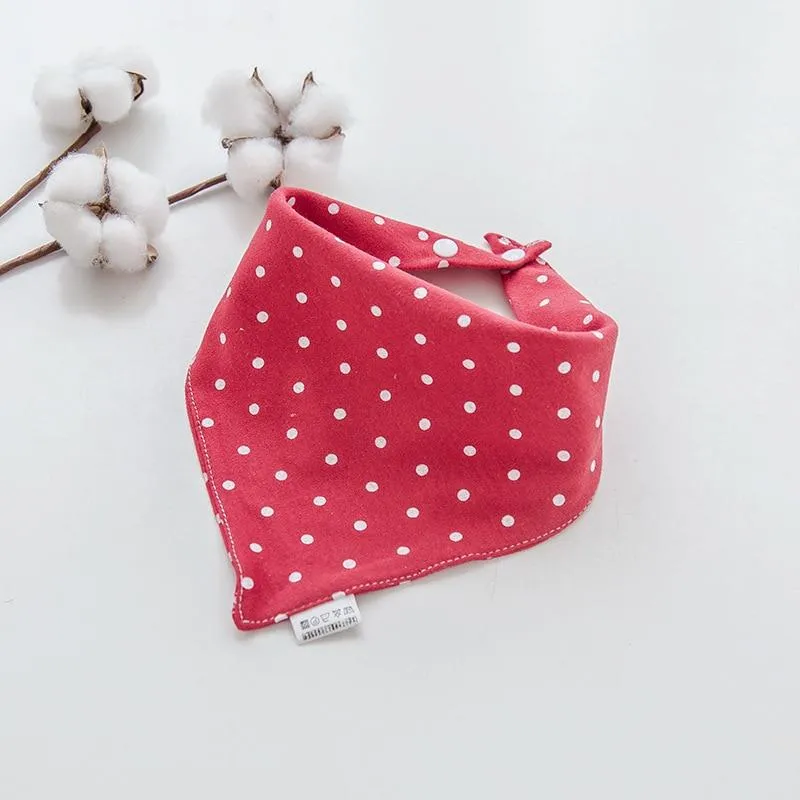 Baby Soft Cotton Cartoon Feeding Burp Saliva Towel  Bibs Cloths