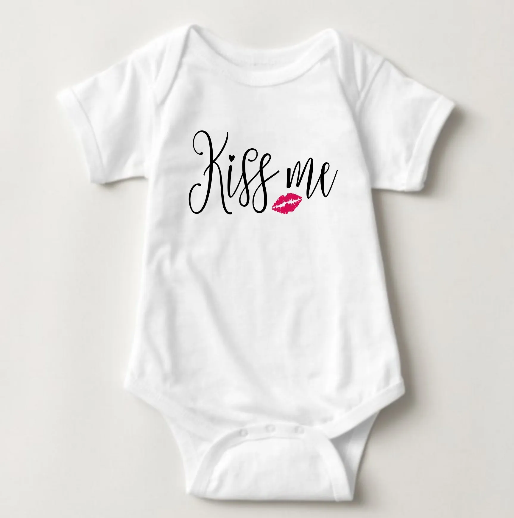 Baby Statement Onesies - Kiss Me
