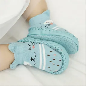 Baby Unisex Rubber Soft Anti Slip Soles Socks