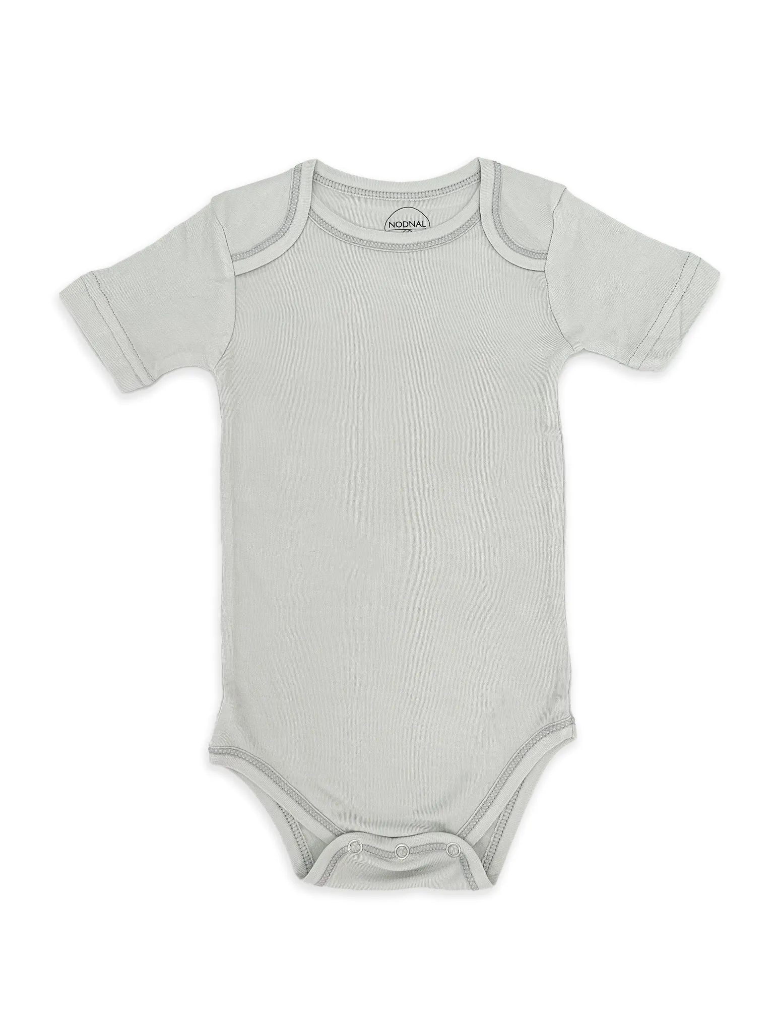 Bamboo Bodysuit in Cement Gray