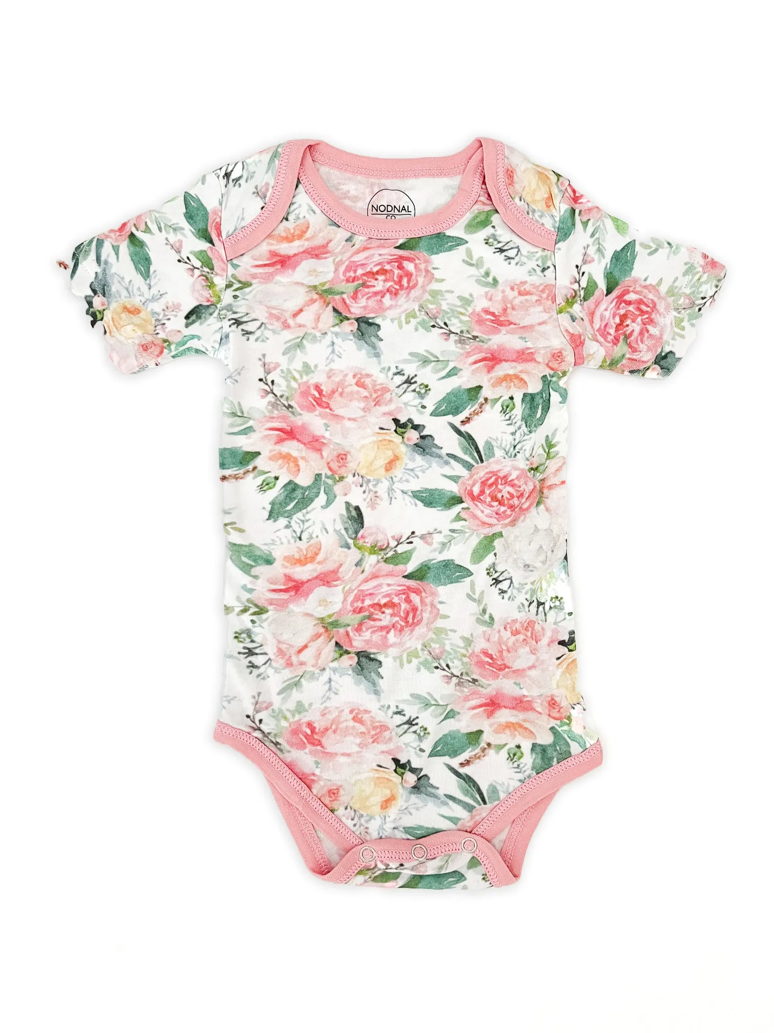Bamboo Bodysuit in Leafy Greens