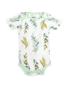 Bamboo Bodysuit in Leafy Greens