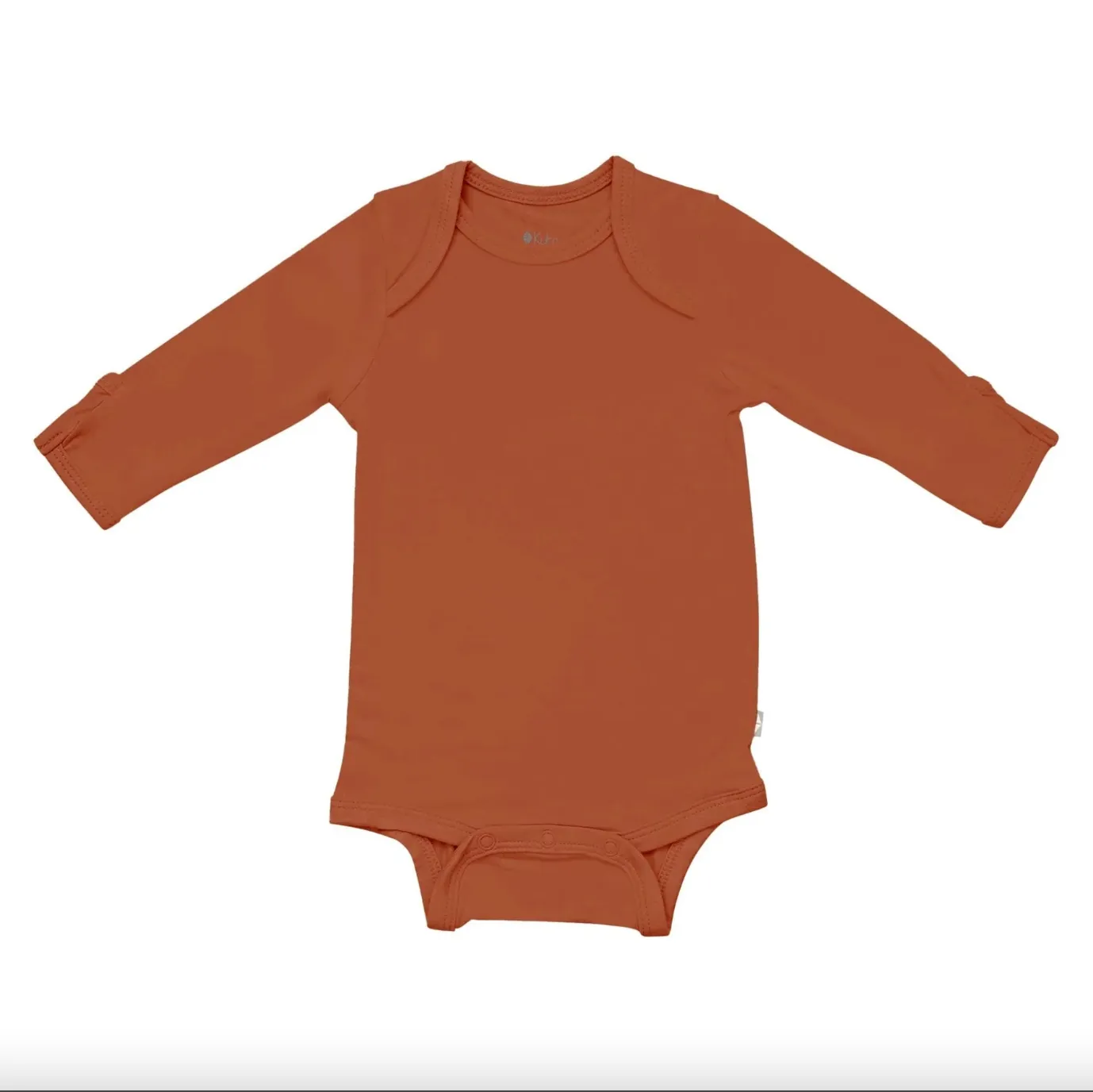 Bamboo Long Sleeve Bodysuit | Rust