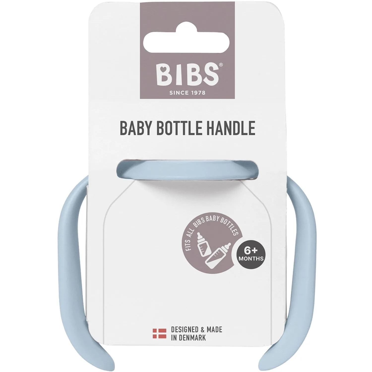 Bibs Baby Blue Baby Bottle Handle