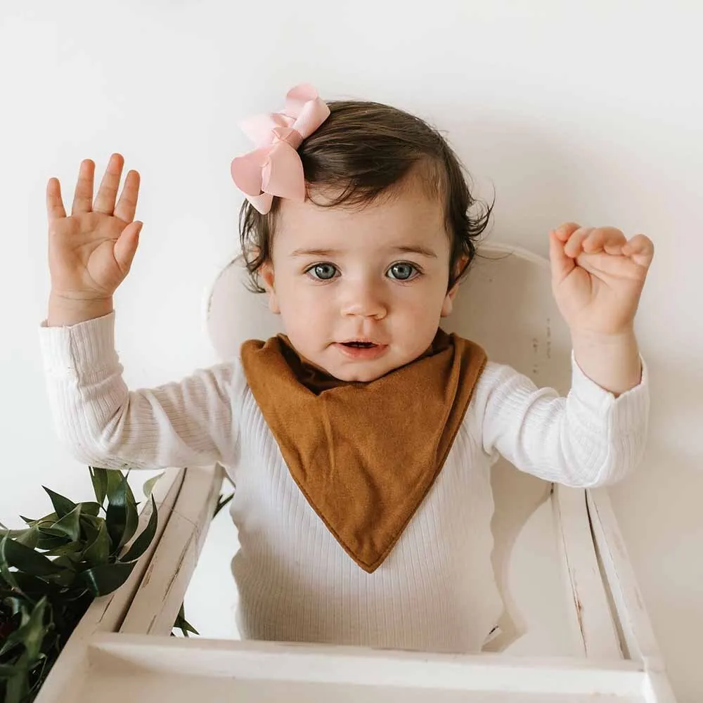 Bronze Organic Dribble Bib