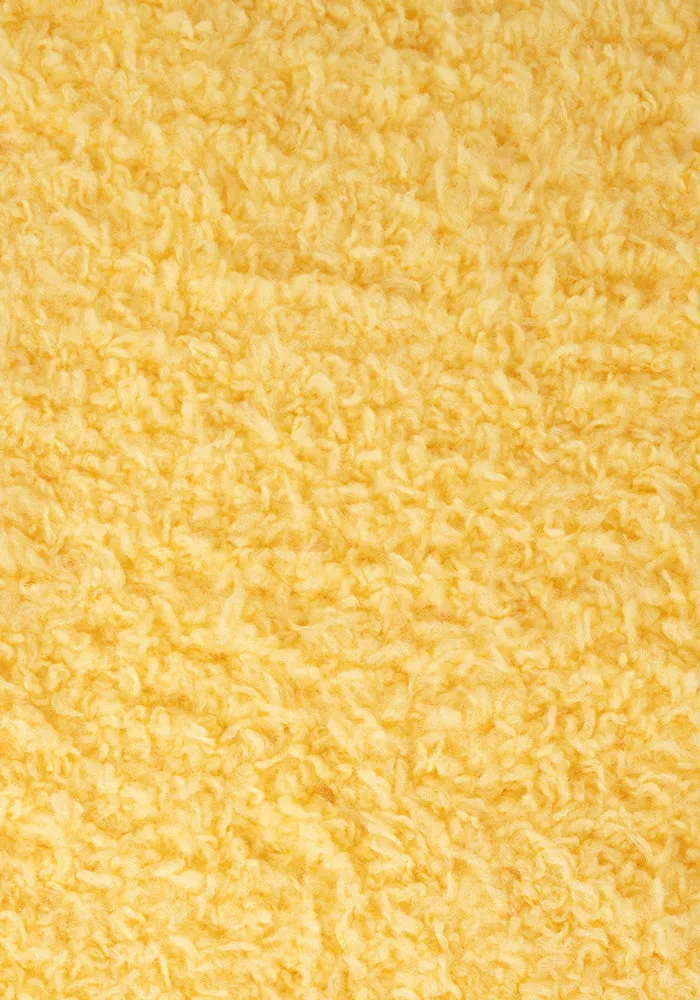 Canary Yellow Fluffy Socks