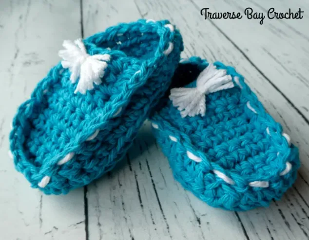 Crochet Baby Loafer Pattern