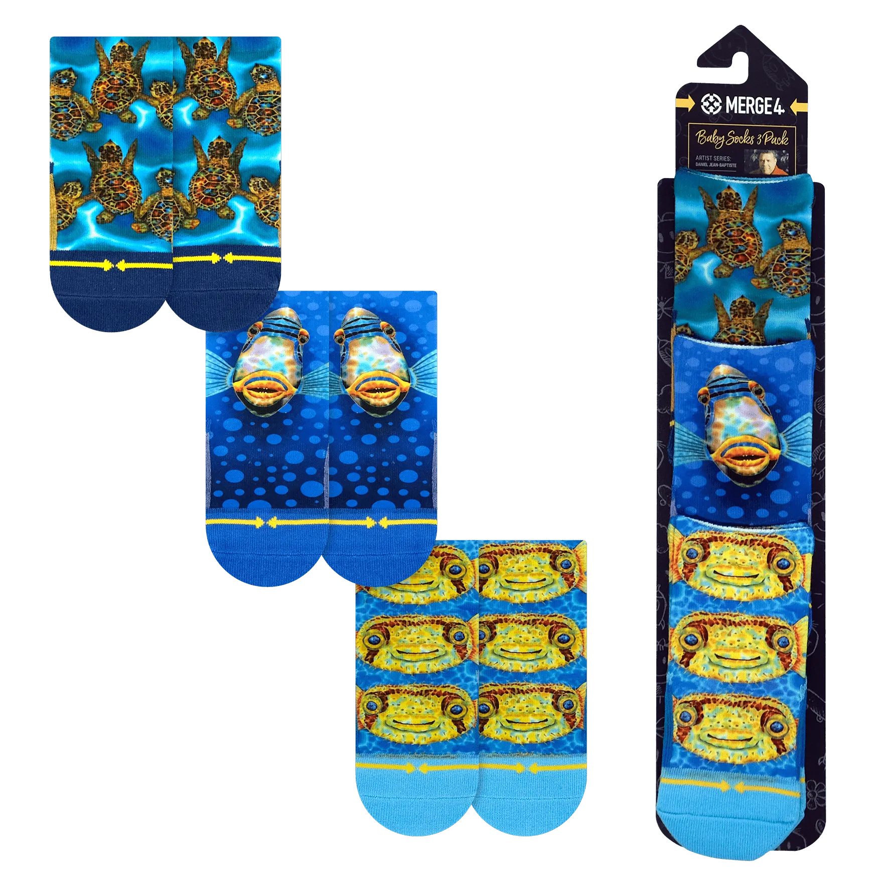 Daniel Jean-Baptiste Baby Sock 3-Pack