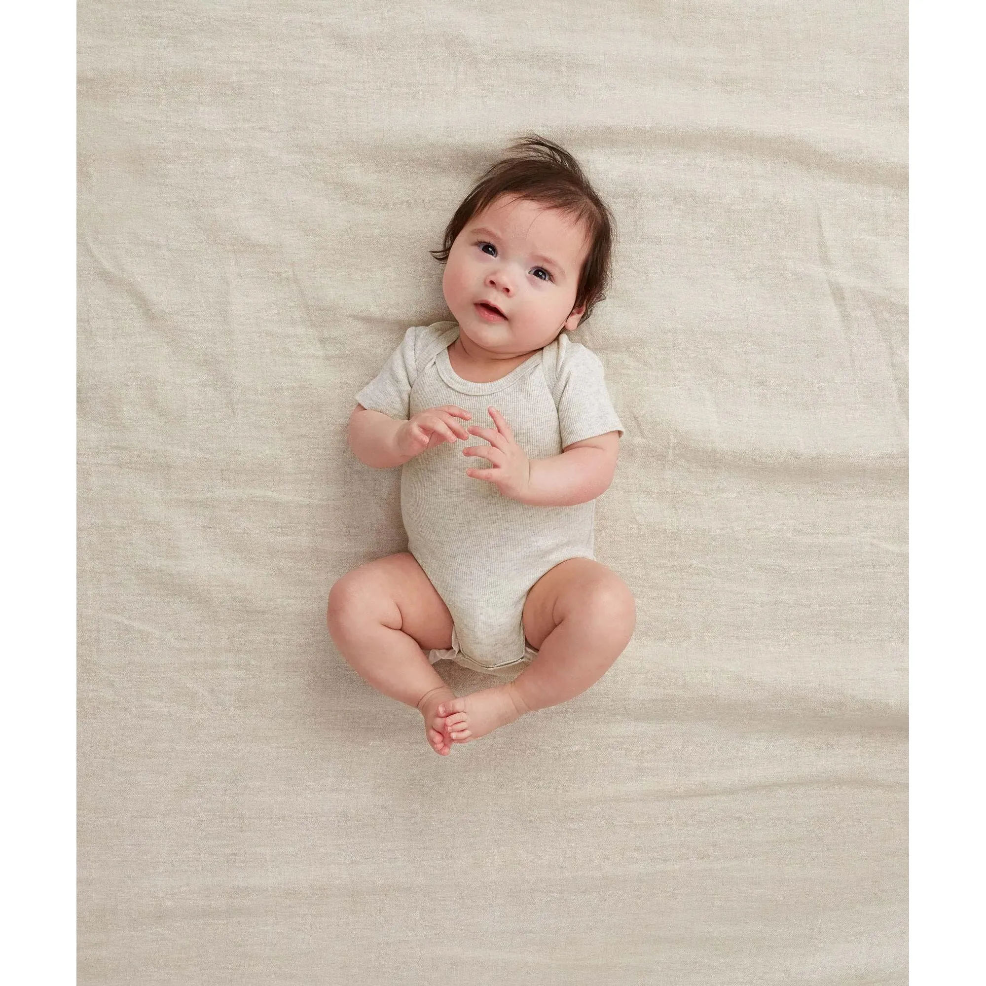 ergoPouch Bodysuits Short Sleeve 0.2 Tog - Grey Marle