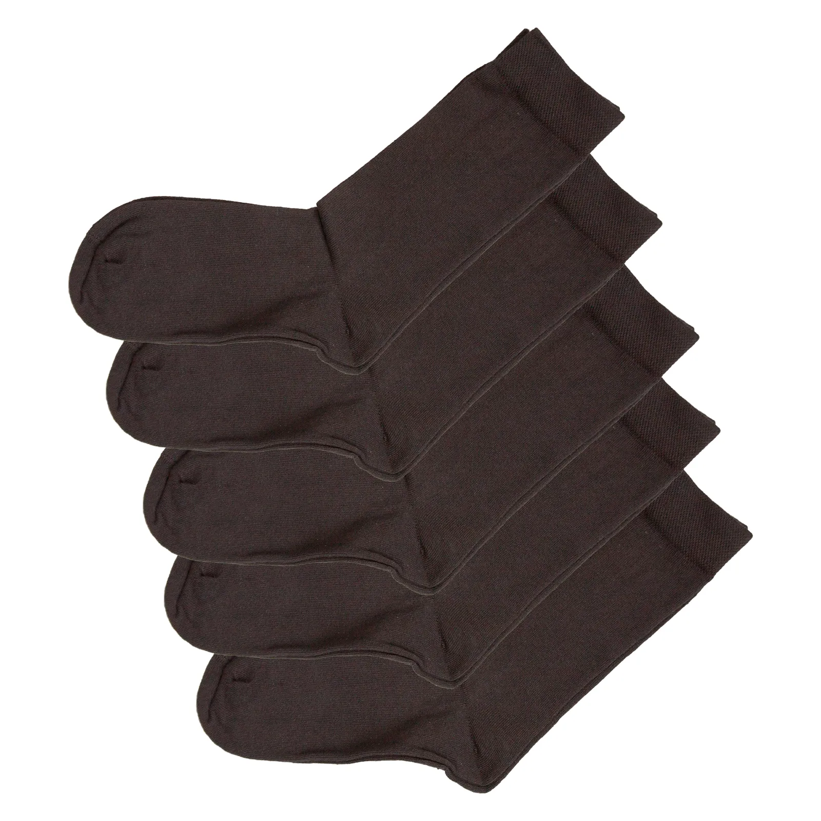 Exquisite Ladies Plain Black Cotton Socks 5pk