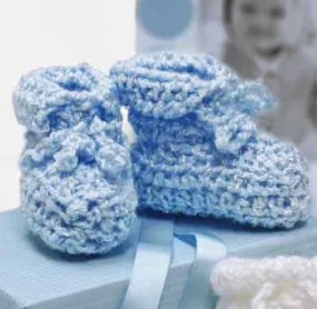 Free Baby Shower Booties Pattern