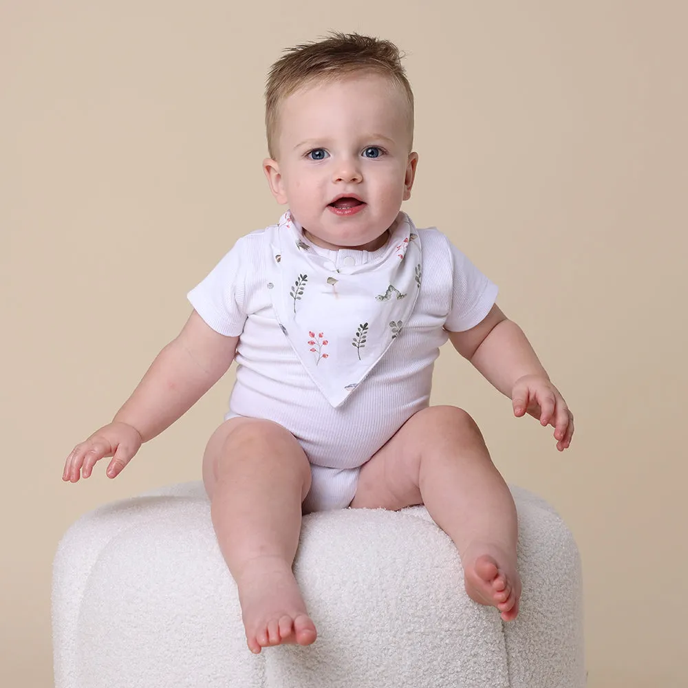 Garden Friends Organic Dribble Bib