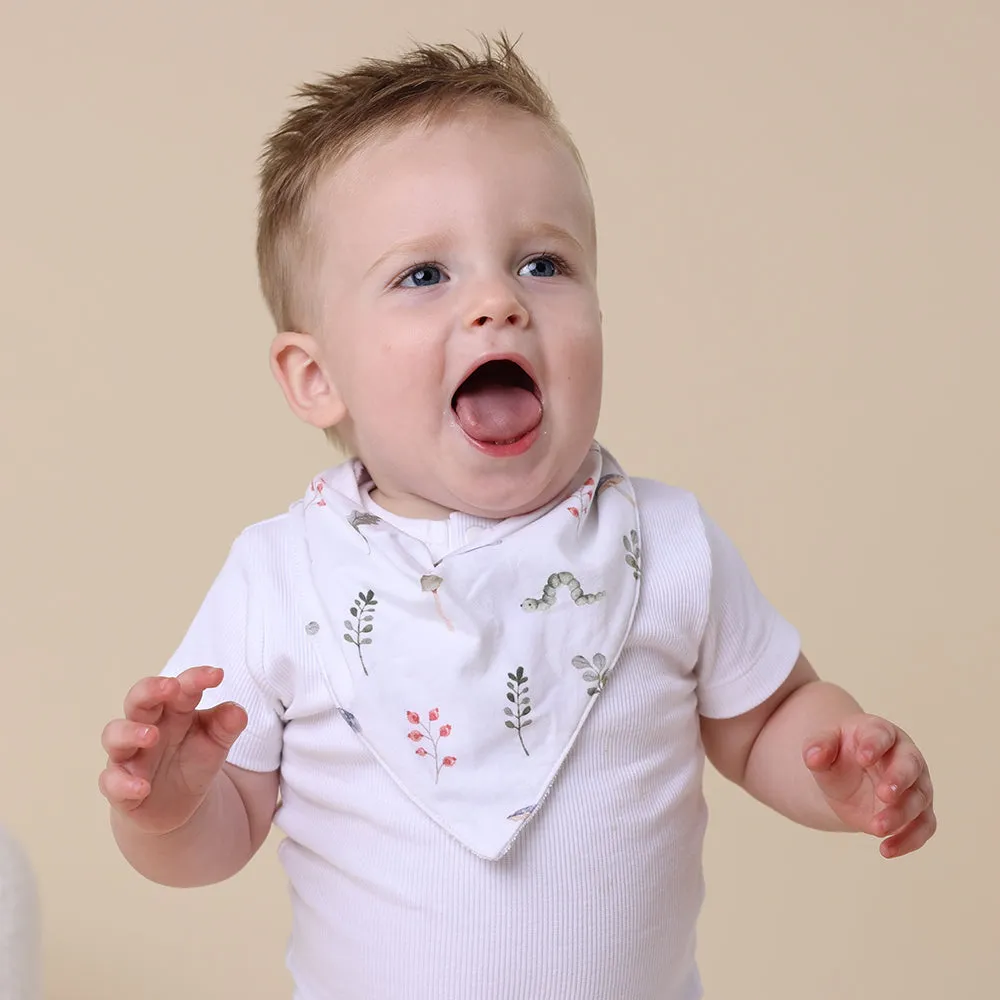 Garden Friends Organic Dribble Bib