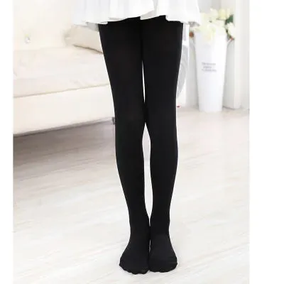 Girls Ballet Dance Tights – Soft Velvet Pantyhose for Kids