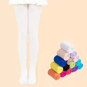 Girls Ballet Dance Tights – Soft Velvet Pantyhose for Kids
