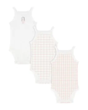 Girls Gingham Sleeveless Bodysuits