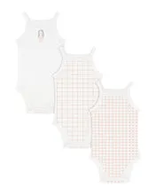 Girls Gingham Sleeveless Bodysuits