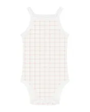 Girls Gingham Sleeveless Bodysuits