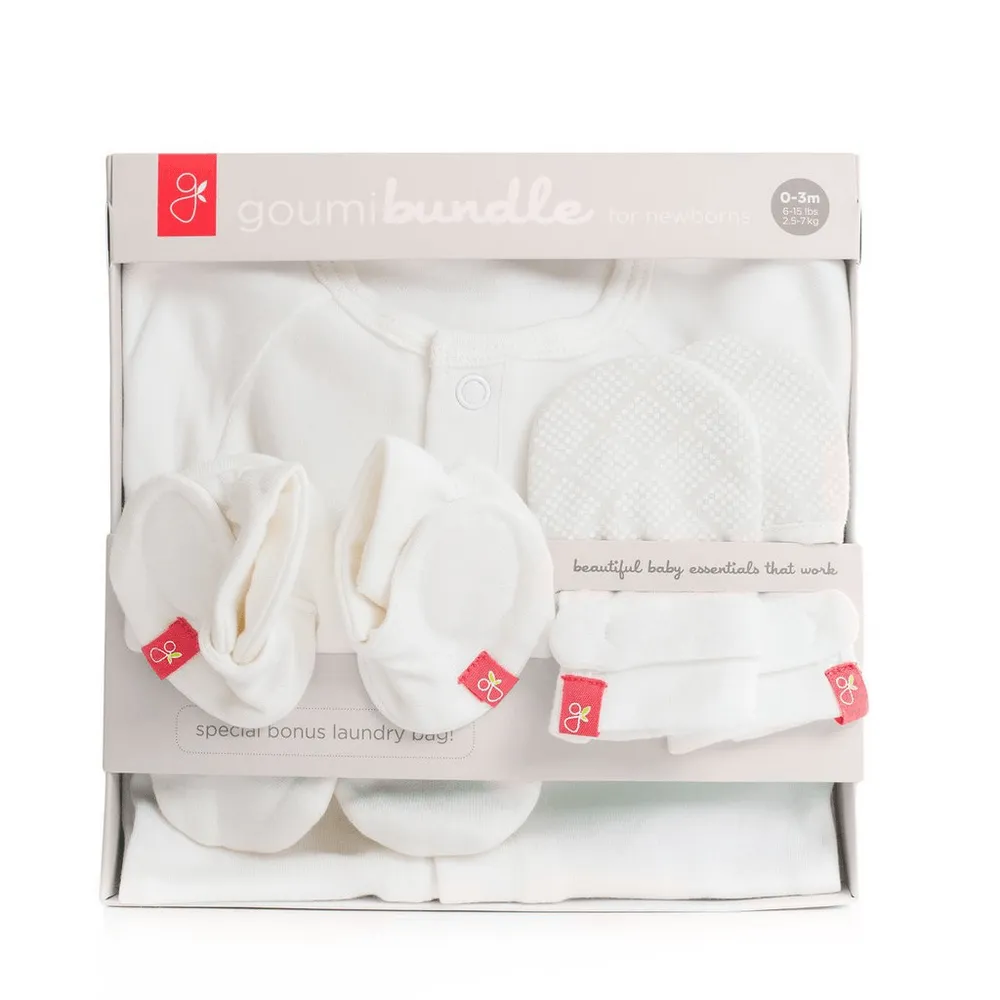 Goumi Kids Bundle Mitts Boots Jamms Diamond Dots
