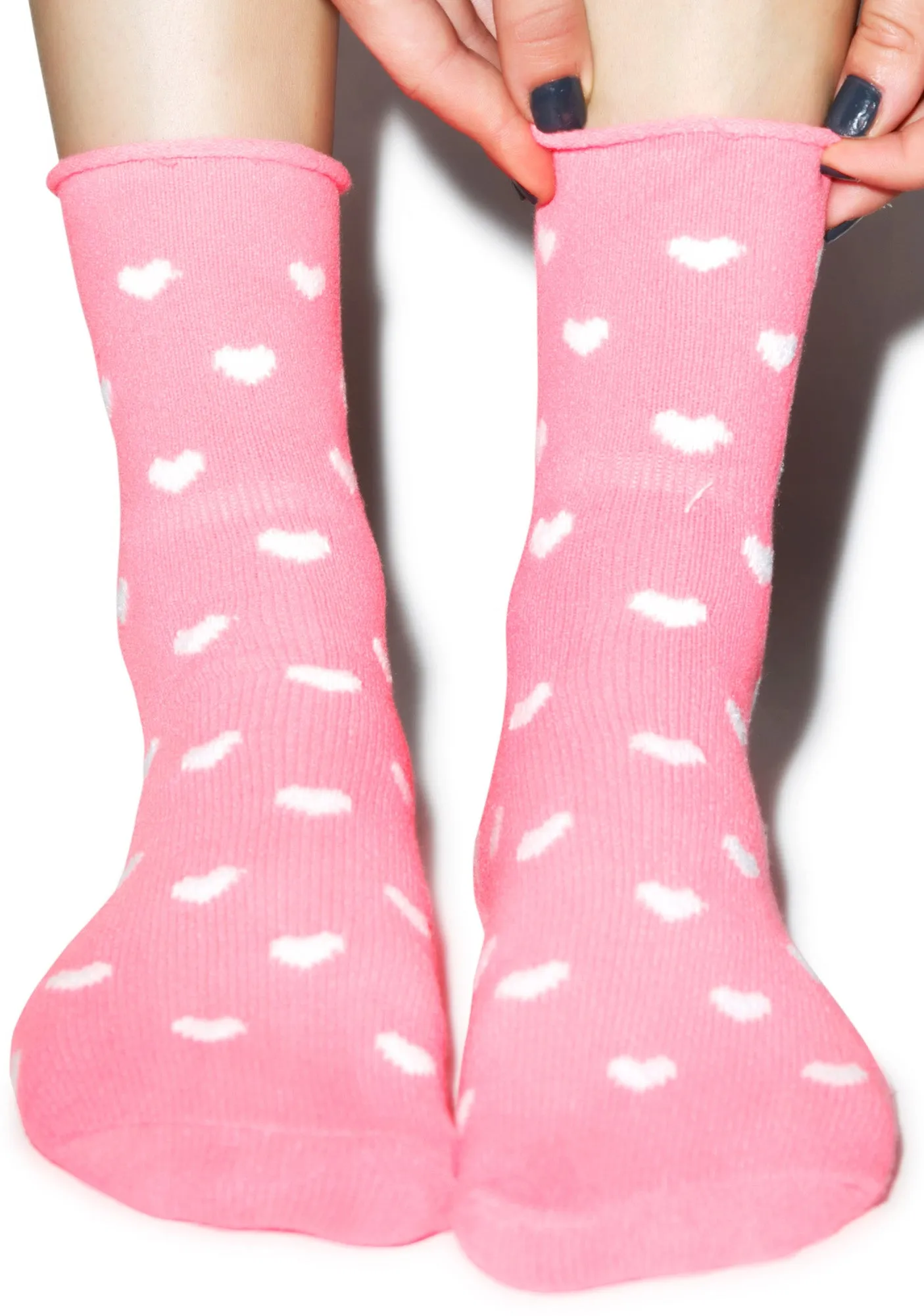 Head Over Heels Fleece Socks