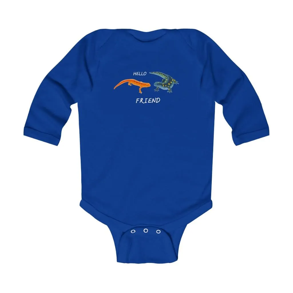 Hello Friend Infant Long Sleeve Bodysuit