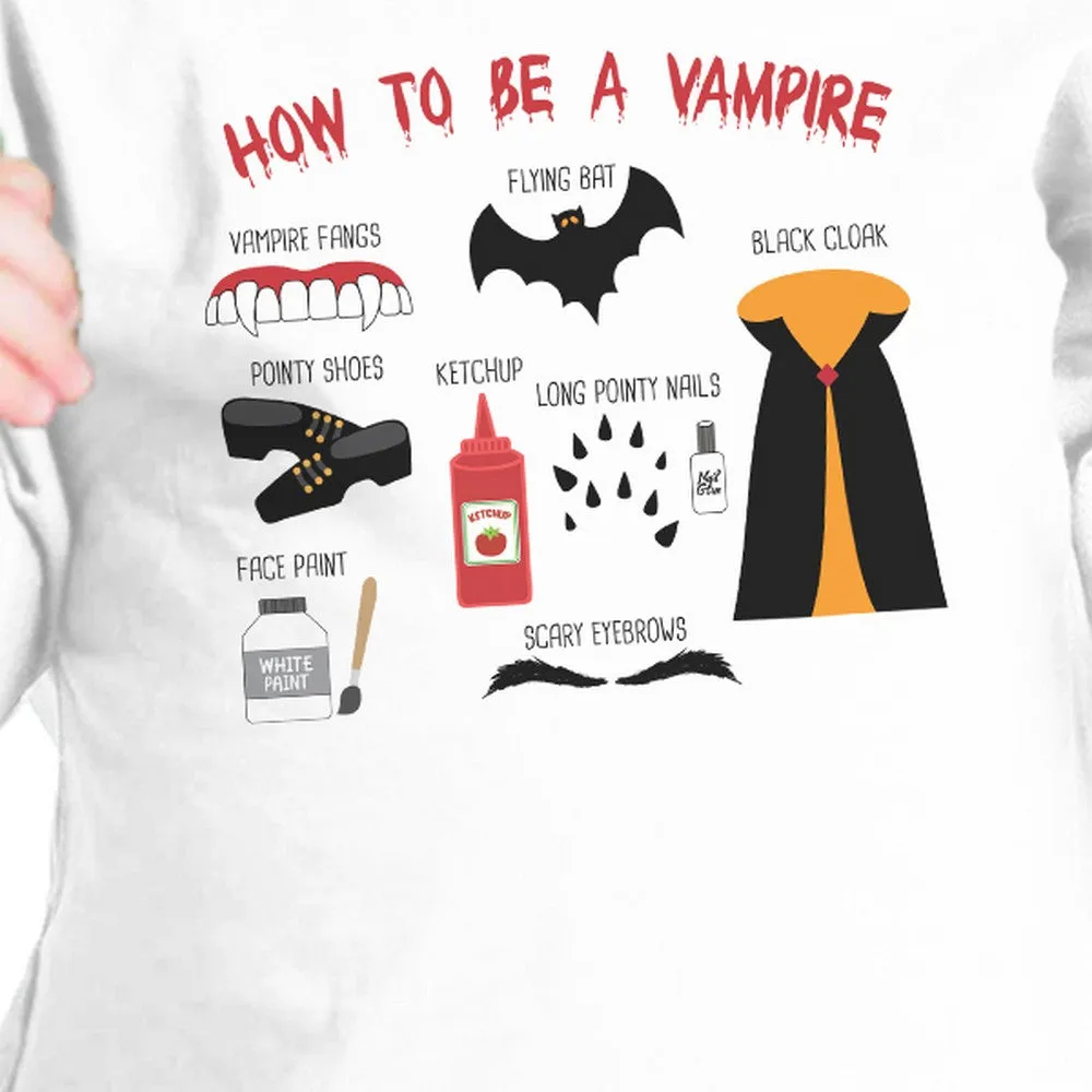 How To Be A Vampire Steps Baby White Shirt