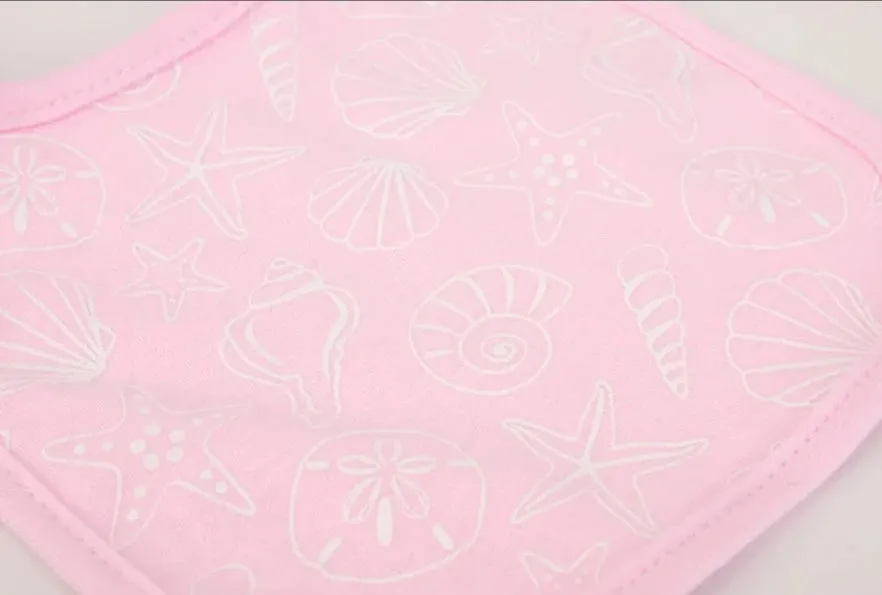 Hudson Baby Interlock Terry Bib - Mermaid (Pack of 5)