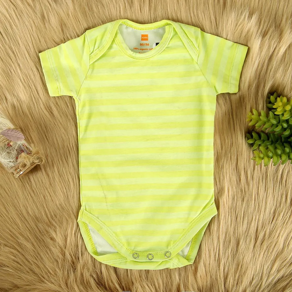 Imported Organic Cotton Striped Printed Baby Suite