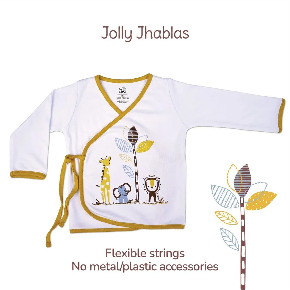 Jungle Tribe Theme Jabla With Legging, Cap, Booties & Mitten