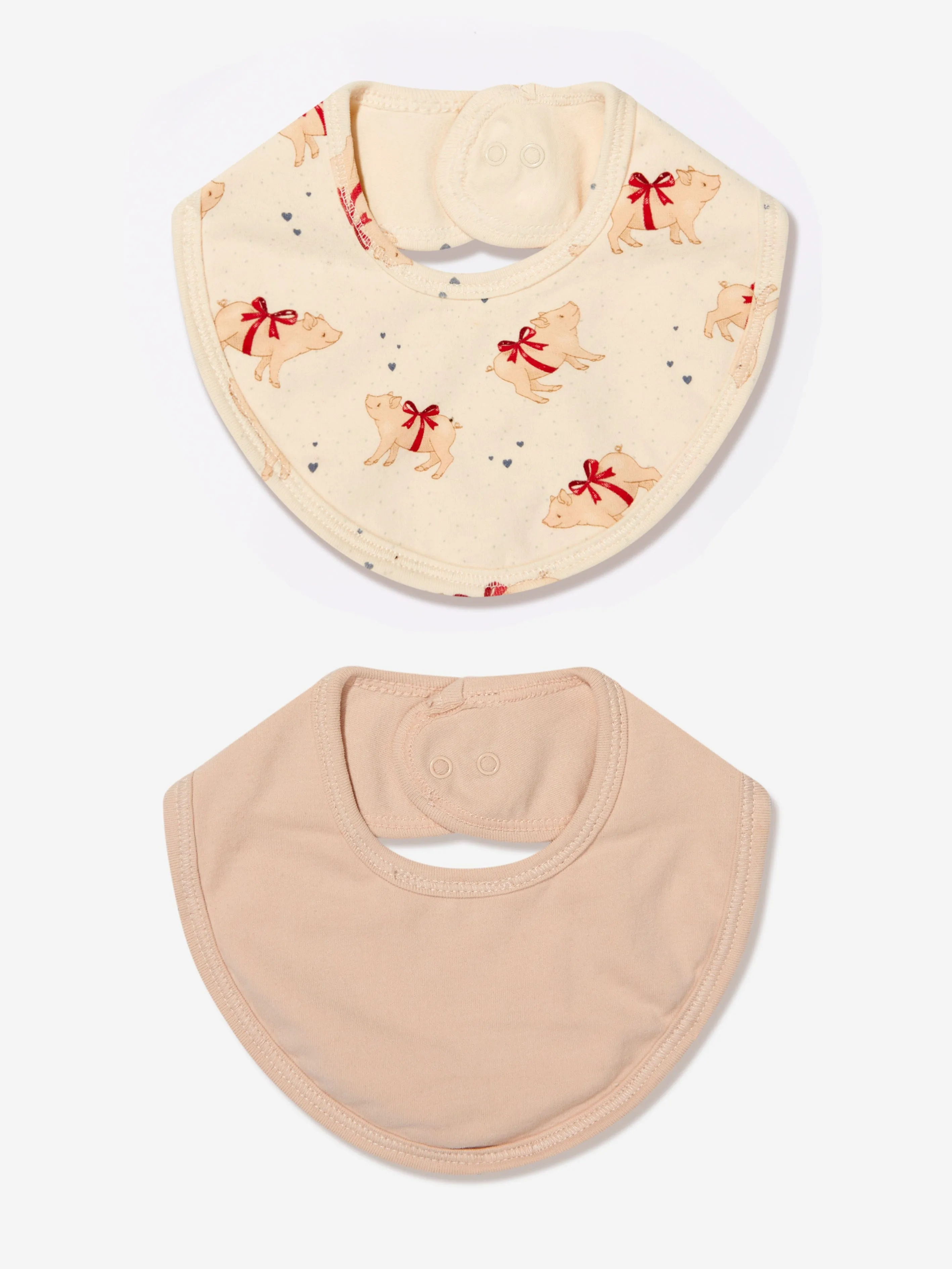 Konges Slojd Baby Organic Cotton 2 Pack Bambi Bibs